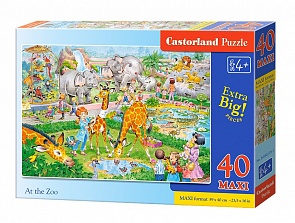 Пазл – Зоопарк, 40 элементов маxi (Castorland, B-040179)